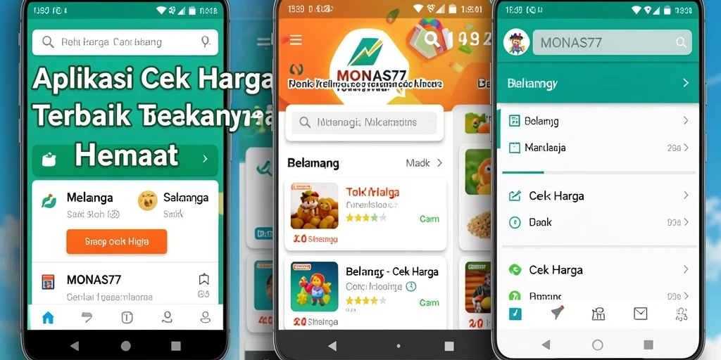 Antarmuka aplikasinya yang sederhana dan informatif saat cek harga.