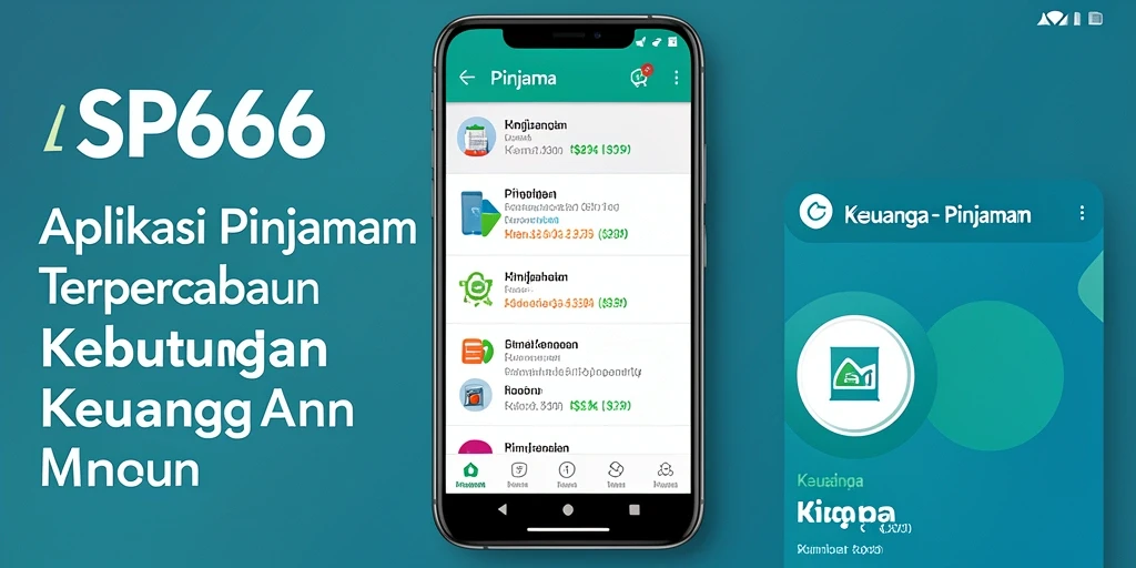 Tampilan antarmuka aplikasi SP666 untuk pengajuan pinjaman.